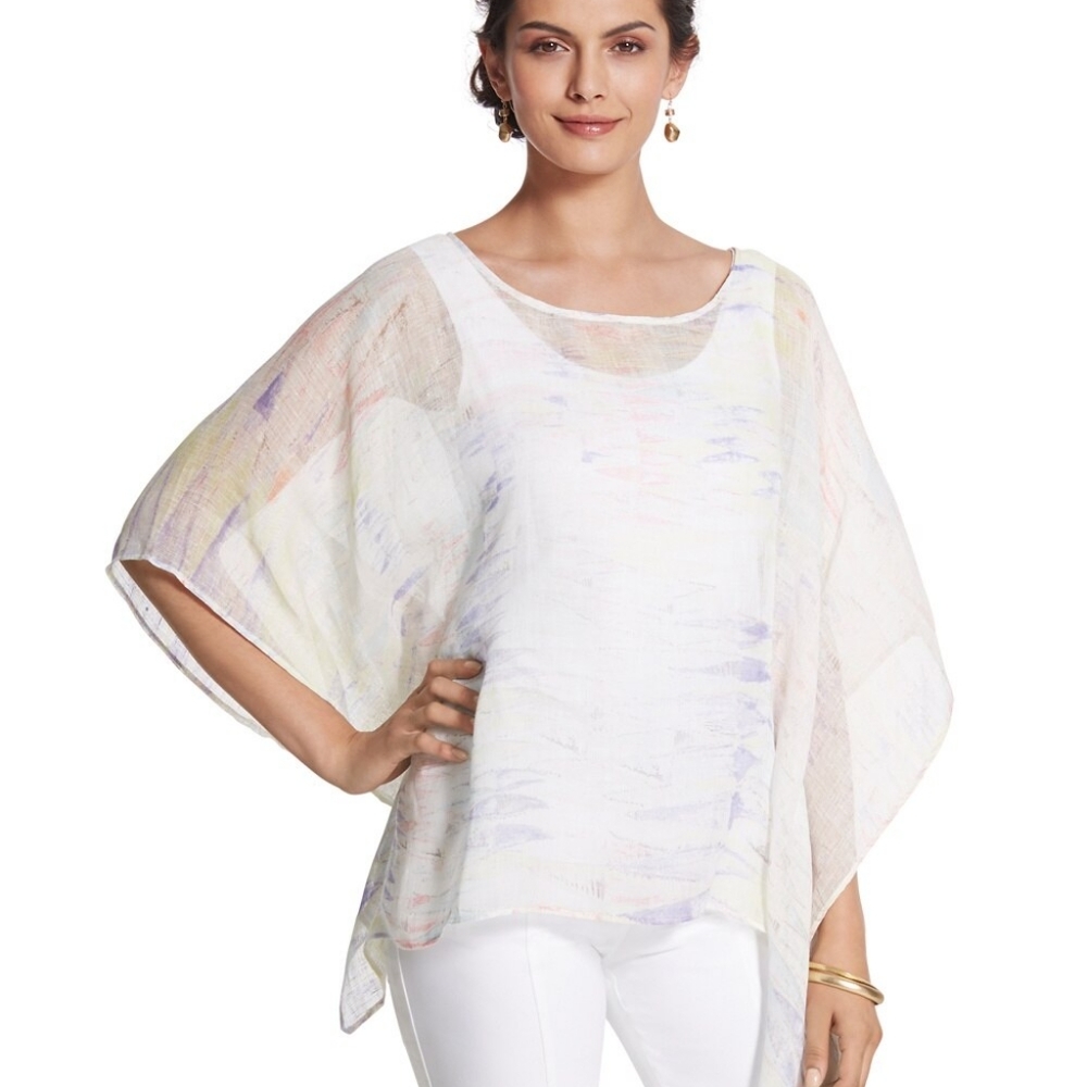 Chico's Dori Poncho Nwt